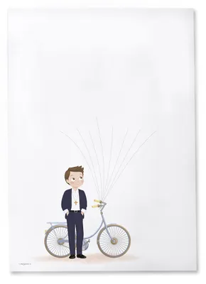 Fingerabdruckfolie für Kommunion, 29,5 x 42 cm, 1 Stück