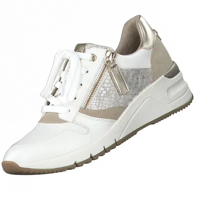 Produktbild von Tamaris Damen Sneaker Weiß/Gold