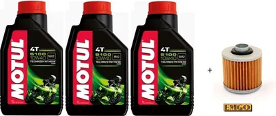 Immagine prodotto di Olio motore + filtro olio MOTUL 5100 10w40 MuZ /MZ 660 Baghira Mastiff Skorpion
