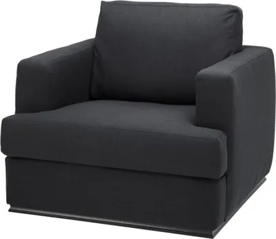 Produktbild von Casa Padrino Luxus Hotel Sessel Schwarz 96 x 103 x H. 86 cm - Limited Edition