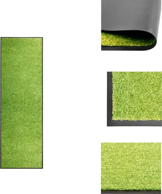 Obrázok produktu pre vidaXL Rohožka umývateľná zelená 60x180 cm - Rohožky
