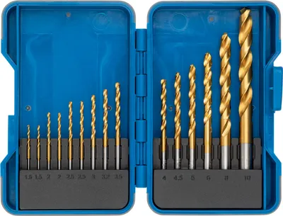 Produktbild von PARKSIDE® Bohrer- und Bit-Set PBB 4 B2 (HSS- Spiralbohrer Set 15tlg.)
