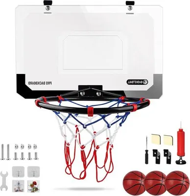 Produktbild von Kinder Basketballkorb Innen Aufklappbar Stahl 46x30cm