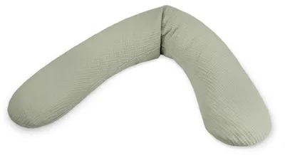 Produktbild von Theraline Stillkissen mit Bezug- 190x40 cm - Musselin - Sage