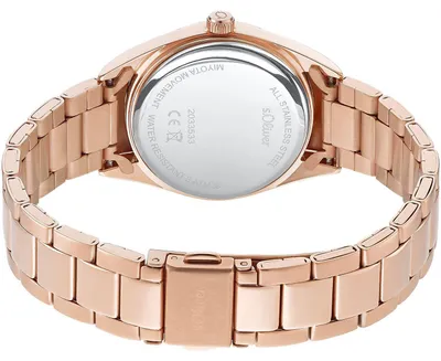 Produktbild von s.Oliver 2033533 Uhr Damenuhr Edelstahl Datum rose