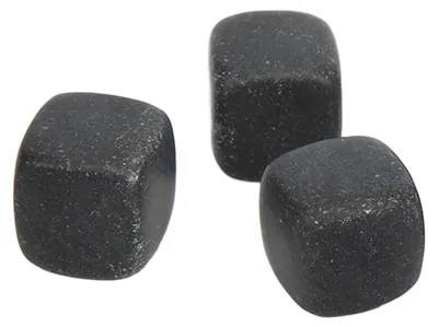 Whisky-Steine aus Basalt, 9 Stück, inkl. Aufbewahrungsbeutel