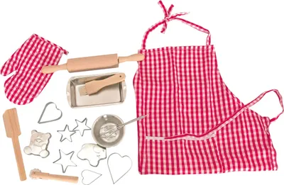 Produktbild von Backküchen-Set mit Ausstechern und Schürze