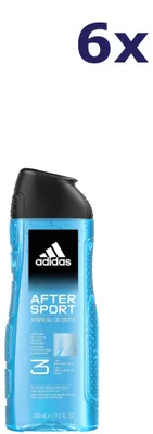 Produktbild von 6x Adidas shower 3-in-1 after sport 400ml