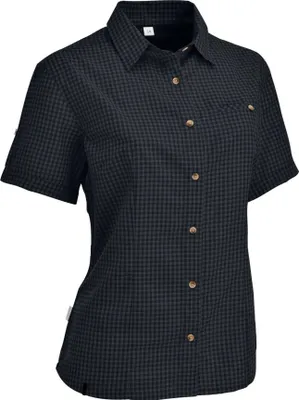 Produktbild von Maul Sandnes Xt - 1/2 Bluse Kariert - dark grey, Größe:48