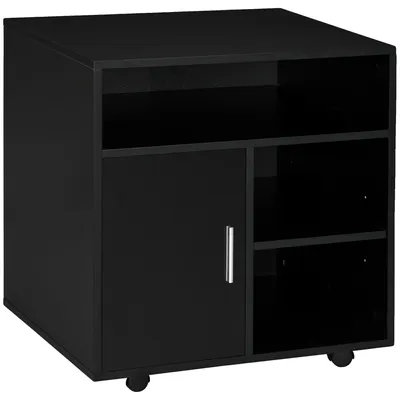 Obrázek produktu pro Skartovačka, design s kolečky, robustní konstrukce, černá
