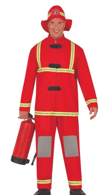 Productafbeelding van Brandweerman kostuum, kostuum voor heren, brandweerman, maat: XL