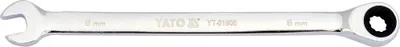Produktbild von Yato YT-01906, 6 mm, Edelstahl, Chrom-Vanadium-Stahl, Chrom, Matte, 14,7 mm