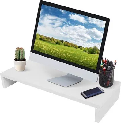 Zdjęcie produktu dla Stojak na monitor z drewna