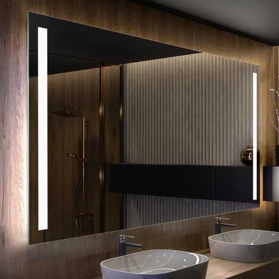 Obrázek produktu pro Artforma Zrcadlo do koupelny s led osvětlením 50x80 cm | Barva LED: Studená bílá 7000K | Vypínač: Dotykový | LED002