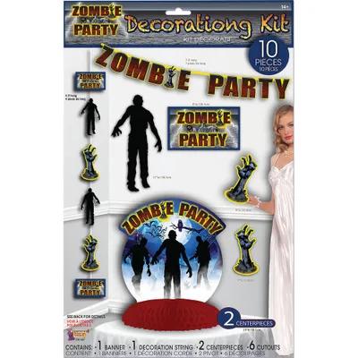 Obrázok produktu pre Forum Novelties - Sada dekorácií, Zombie, Party 10-Pack BN2242 (jedna veľkosť) (farebné)
