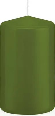 Produktbild von Wiedemann Stumpenkerzen Olive 100 x Ø 58 mm, 16 Stück