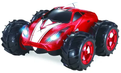 Immagine prodotto di Jollity Works Veicoli RC Auto telecomandate per bambini - Si muovono anche in acqua! Rosso