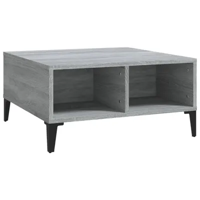 Produktbild von Möbel Couchtisch - Wohnzimmer Tisch modern - Grau Sonoma 60x60x30 cm Holzwerkstoff - Kaffeetisch CLORIS6294115