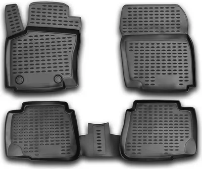 Zdjęcie produktu dla 2007-2014 Ford Mondeo mk4 dywaniki podłogowe TPE czarne 4 szt