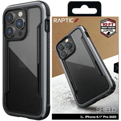 Produktbild von Raptic X-Doria Shield Case Iphone 14 Pro Gepanzertes Etui Schwarz
