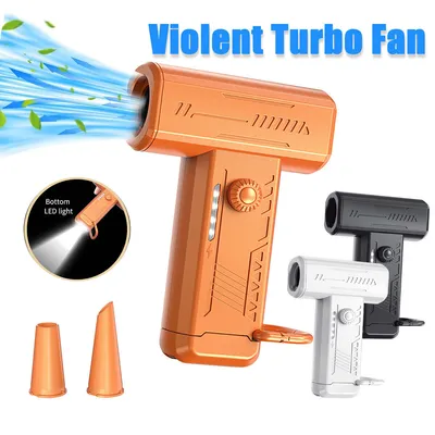Produktbild von Mini Turbo 130,000 RPM Jet Ventilator Turbo Violent Fan Leistungsstarkes Gebläse Weiss