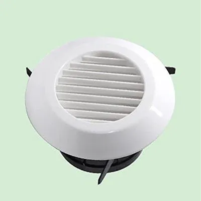 Productafbeelding van Ventilatierooster 75-200 mm - Ventilatierooster Wit - Luchtklep - Afzuigventiel - Kanaal - Kunststof - Luchtventiel