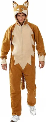 Produktbild von Fuchs Overall Tierkostüm Karnevalskostüm Fasching Größe: S-M