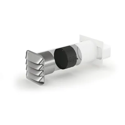 Zdjęcie produktu dla Naber E-Jal Col® żaluzja zewnętrzna 125 z termoboxem, biały/stal nierdzewna 4033044