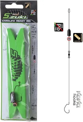 Produktbild von Doiyo Szuki Carolina Ready Rig 10 g - Hook #2/0