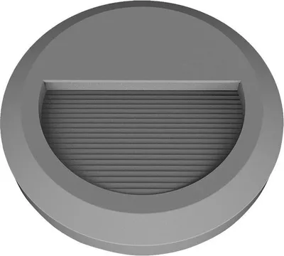Produktbild von LED Stufenleuchte, Durchmesser 15 cm, grau