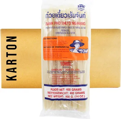 Produktbild von Farmer Reisbandnudeln 10mm XL geschnitten 30x400g