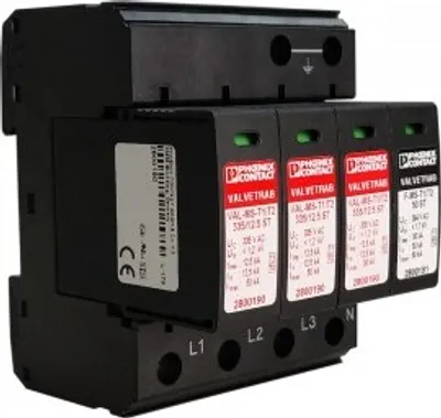 Immagine prodotto di Phoenix Contact 2800184 Protezione di tensione 240 V Nero (2800184)