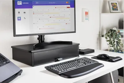 Productafbeelding van Kensington UVStand: Monitorstandaard met UV-desinfectiekamer - Monitorstandaard met lade