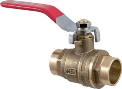 Obrázok produktu pre 22 mm spájkovateľný guľový ventil na vodu