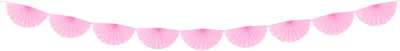 Produktbild von Rosetten-Girlande rosa