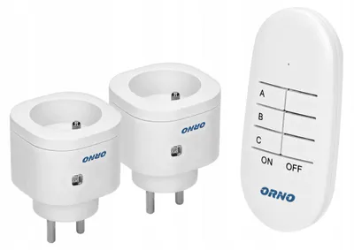 Produktbild von Funksteckdosen-Set OR-GB-439 mit Fernbedienung 2 Stück