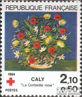 Produktbild von Briefmarken Frankreich 1984 Mi 2473C (kompl.Ausg.) gezähnt 13 1/4 : 12 3/4 postfrisch Rotes Kreuz
