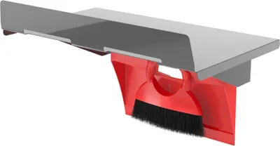 Image de Hailo Corbeille universelle 3271811 gris foncé avec set de balayage rouge