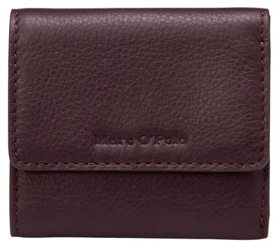Image de Marc O'Polo Cuir porte-monnaie Jean Combi Wallet Black Cherry marron foncé