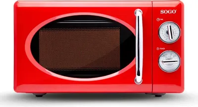 Productafbeelding van Sogo HOR-SS-890, Werkblad, losstaande magnetron, 20 liter, 700 watt, draaibaar, rood
