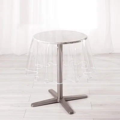 Produktbild von Transparente Wachstischdecke, rund, Ø 180 cm