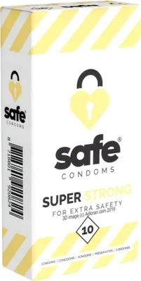 Produktbild von SAFE Kondome Super Strong für extra Sicherheit (10 Stück)