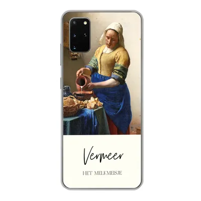 Produktbild von MuchoWow® Handyhülle Schutzhülle Hülle für Samsung Galaxy S20 Plus Kunst - Milchmädchen - Vermeer Silikon Softcase Handy Hülle - Hartschale