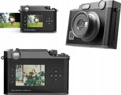 Zdjęcie produktu dla Aparat 5MP Natychmiastowy Wydruk 3PASS Bluetooth LCD 2,8" + Wkłady / HANIN Z3 / Czarny