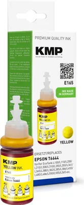 Produktbild von KMP E165, Gelb, Tinte auf Pigmentbasis, 70 ml, 1 Stück(e), 6500 Seiten