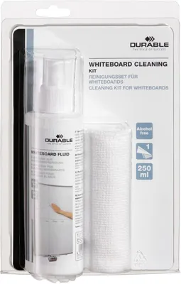 Produktbild von Whiteboardreiniger 583300 250ml +Mikrofasertuch Packung mit 8 Stück
