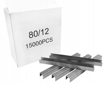 Obrázek produktu pro PCS Sponky typ 80 12mm pro sponkovačky 15000 ks pozinkované