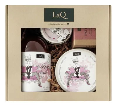 Immagine prodotto di Kit LaQ Coperta Gel, 500 ml + Mousse, 100 ml + Burro, 50 ml + Scrub, 200 ml