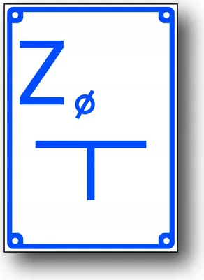 Produktbild von TODW-2 SIGN Z-Anzeigeschild für den ZASZ