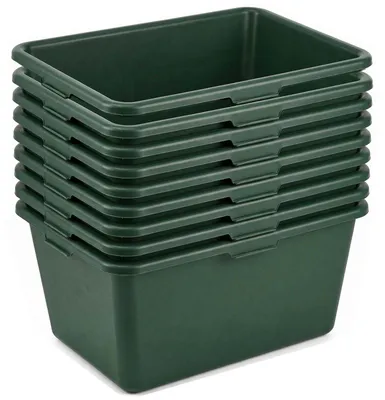 Produktbild von Jagdwanne Wildwanne grün 90/65 Liter Allzweckwanne eckig lebensmittelecht HDPE Kunststoff, Variante:9x 90 Liter